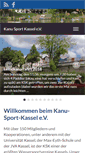 Mobile Screenshot of kanusportkassel.de